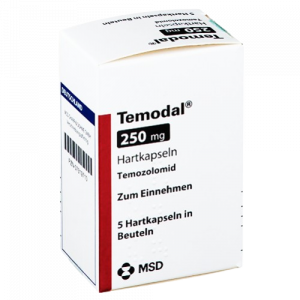 TEMODAL 250 MG ( TEMOZOLOMIDE ) 5 CAPSULES